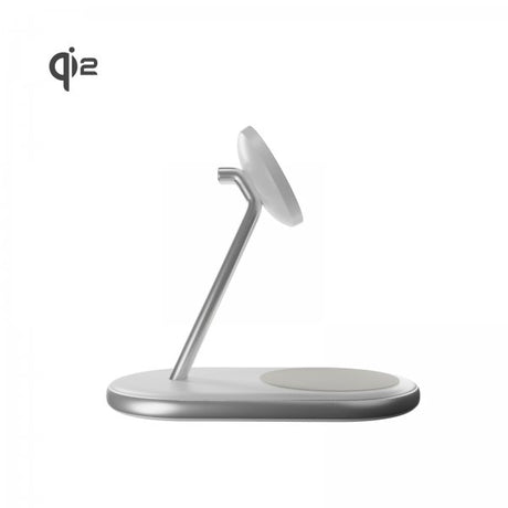 Puro Trådløs Oplader Mag Station 2-i-1 Qi2 Hvid