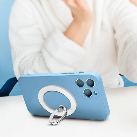Puro MagSafe-mobilring Mag Loop Ring Stand Hvid