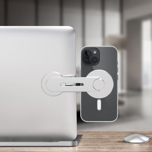 Puro Mobilholder til Computer MagSafe Sølv