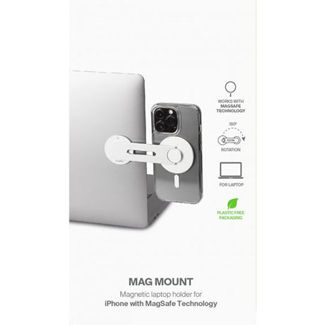 Puro Mobilholder til Computer MagSafe Sølv