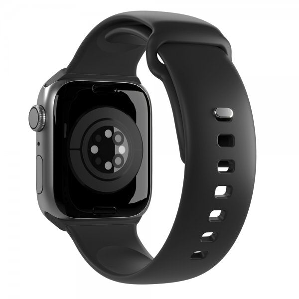 Puro Apple Watch 44/45/46mm/Apple Watch Ultra rem ICON Silikonerem Sort
