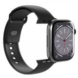 Puro Apple Watch 44/45/46mm/Apple Watch Ultra rem ICON Silikonerem Sort