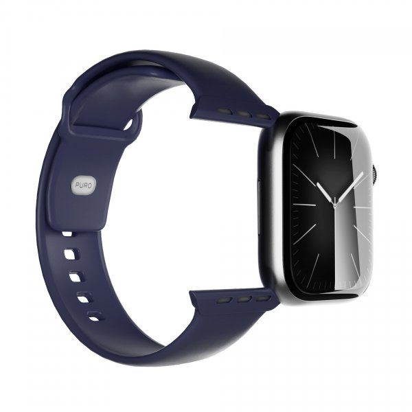 Puro Apple Watch 44/45/46/Ultra 49mm Rem Icon Crown Blå