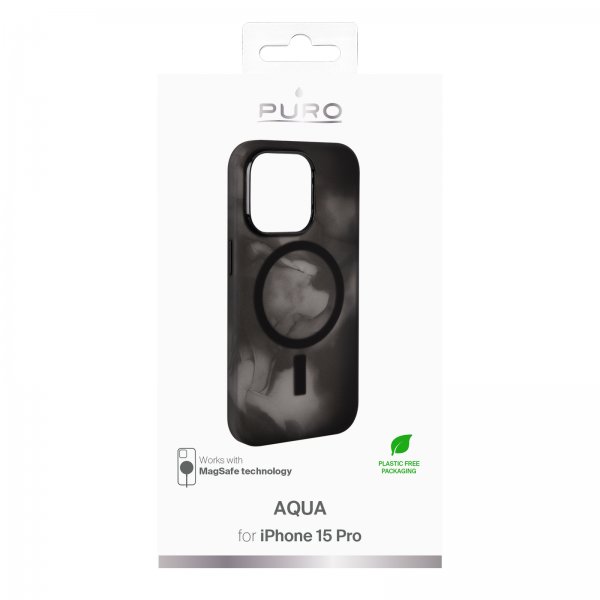 Puro iPhone 15 Pro Cover Aqua Sort