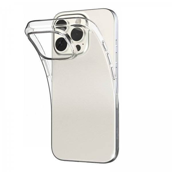 Puro iPhone 16 Pro Cover Nude Transparent