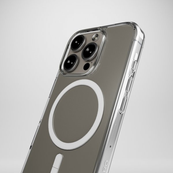 Puro iPhone 16 Pro Cover Impact Clear D3O MagSafe Gennemsigtig