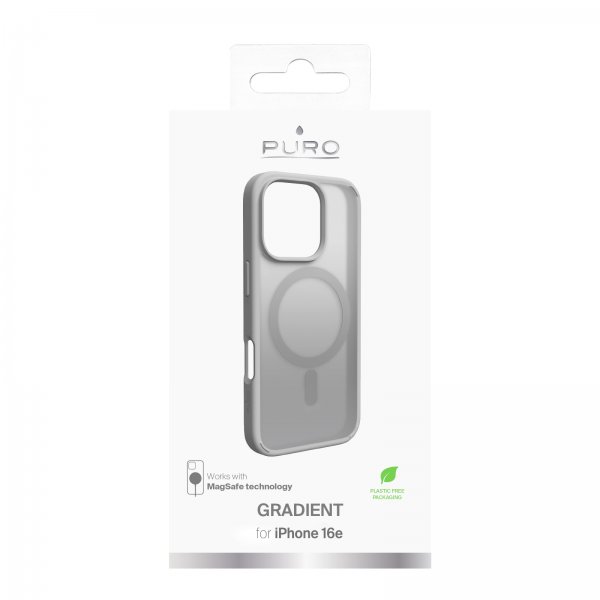 Puro iPhone 16 Pro Max Cover Gradient Sølv