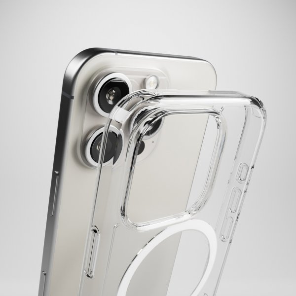 Puro iPhone 16 Pro Max Cover Impact Clear D3O MagSafe Transparent