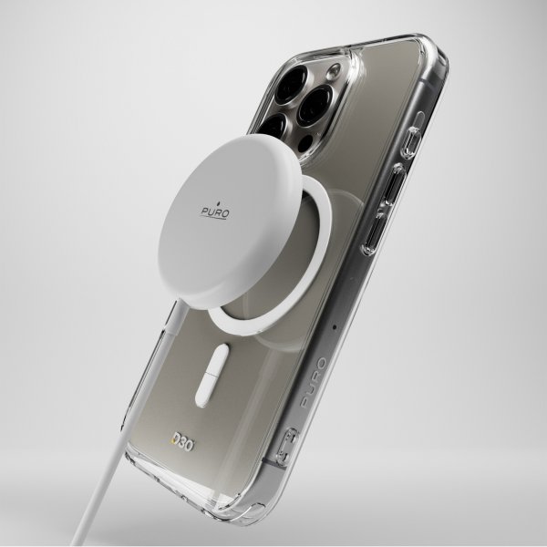 Puro iPhone 16 Pro Max Cover Impact Clear D3O MagSafe Transparent