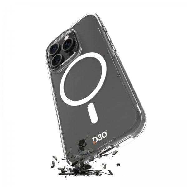 Puro iPhone 16 Pro Max Cover Impact Clear D3O MagSafe Transparent