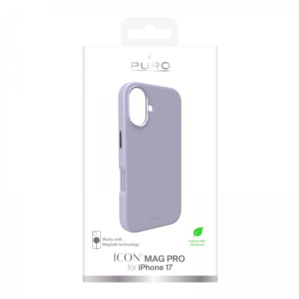 Puro iPhone 17 Cover ICON Mag Pro Lavendel