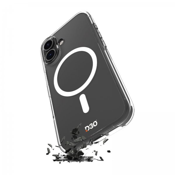 Puro iPhone 17 Cover Impact Clear D3O MagSafe Transparent