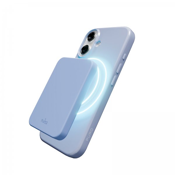 Puro iPhone 17 Cover Pulse MagSafe Ice Blue