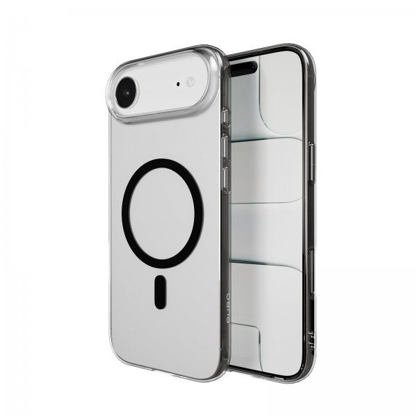 Puro iPhone Aircover Lite Mag Transparent Sort