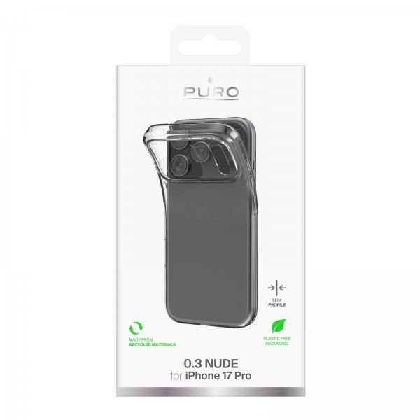 Puro iPhone 17 Pro Cover Nude Transparent
