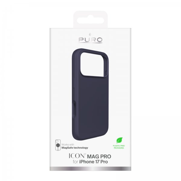 Puro iPhone 17 Pro Cover ICON Mag Pro Crown Blue