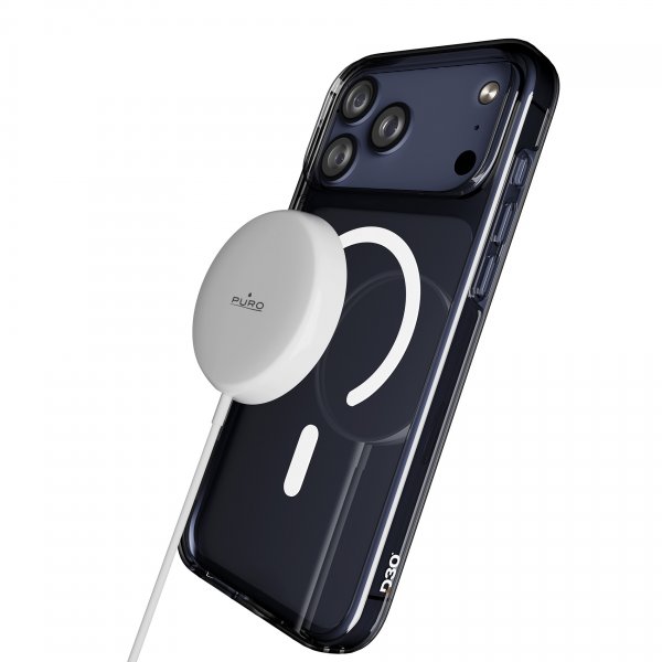Puro iPhone 17 Pro Cover Impact Clear D3O MagSafe Gennemsigtig