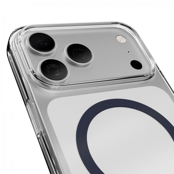 Puro iPhone 17 Pro Cover Lite Mag Gennemsigtig Blå