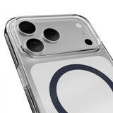 Puro iPhone 17 Pro Cover Lite Mag Gennemsigtig Blå