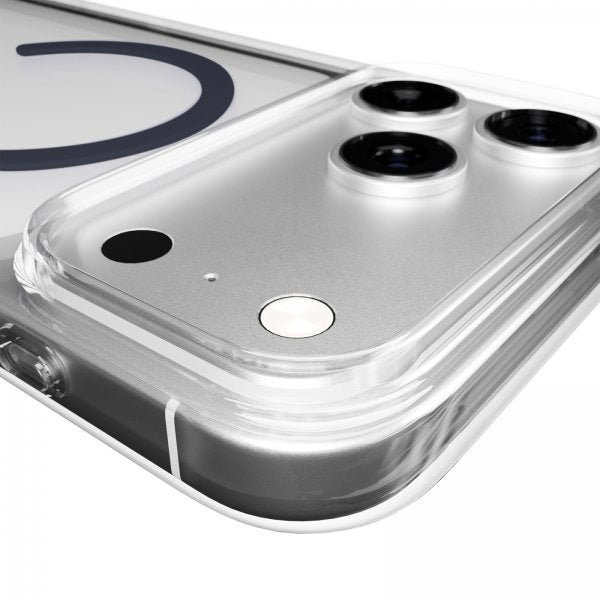 Puro iPhone 17 Pro Cover Lite Mag Gennemsigtig Blå