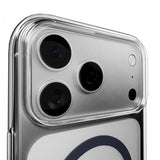 Puro iPhone 17 Pro Cover Lite Mag Gennemsigtig Blå