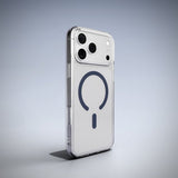 Puro iPhone 17 Pro Cover Lite Mag Gennemsigtig Blå