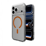 Puro iPhone 17 Pro Cover Lite Mag Transparent Orange