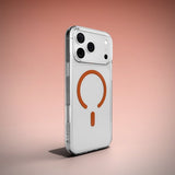 Puro iPhone 17 Pro Cover Lite Mag Transparent Orange