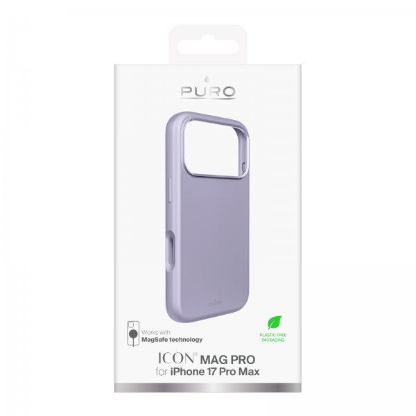 Puro iPhone 17 Pro Max Cover ICON Mag Pro Lavender