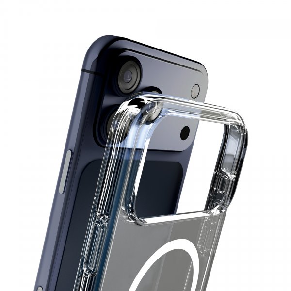 Puro iPhone 17 Pro Max Cover Impact Clear D3O MagSafe Transparent
