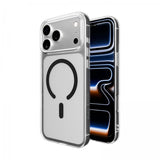 Puro iPhone 17 Pro Max Cover Lite Mag Transparent Sort