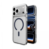 Puro iPhone 17 Pro Max Cover Lite Mag Transparent Blå