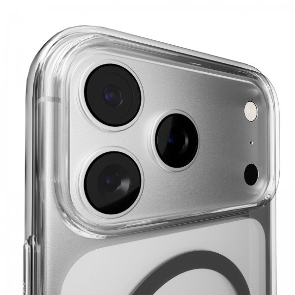 Puro iPhone 17 Pro Max Cover Lite Mag Transparent Grå