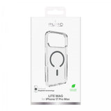 Puro iPhone 17 Pro Max Cover Lite Mag Transparent Grå