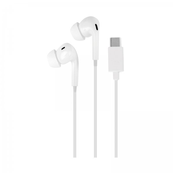Puro Trådede Høretelefoner Filo Pro USB-C Hvid