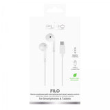 Puro Kabelforbundne Høretelefoner Filo USB-C Hvid