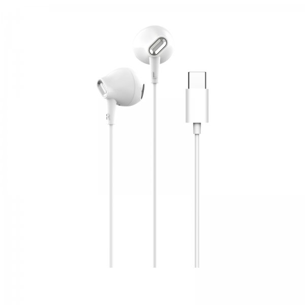 Puro Trådede Hovedtelefoner Fine Pro USB-C Hvid