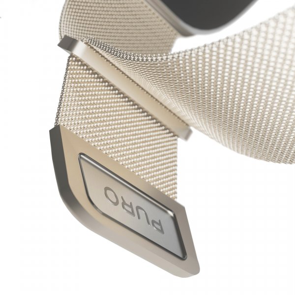 Puro Apple Watch 44/45/46mm/Ultra 49mm Rem Milanese Champagne