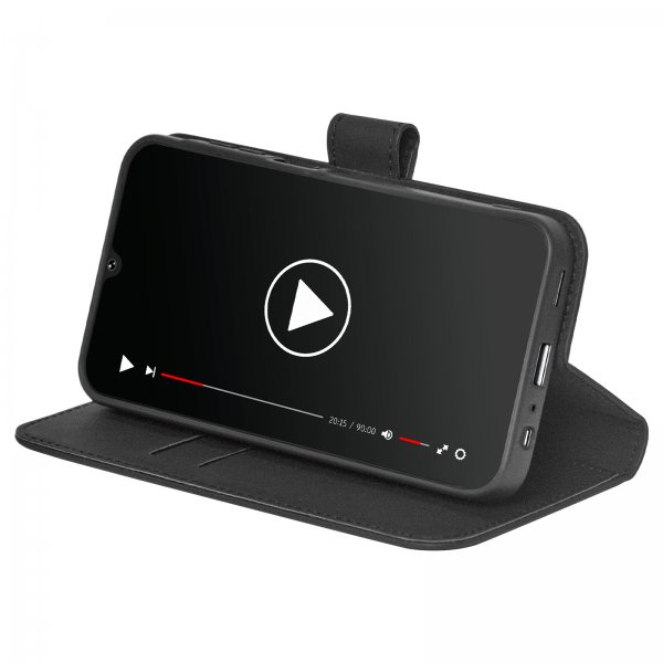 Puro Samsung Galaxy A15 Cover Wallet Stand Sort