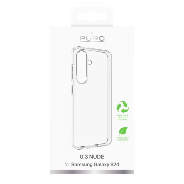 Puro Samsung Galaxy S24 Cover Nude Transparent