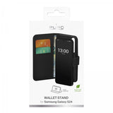 Puro Samsung Galaxy S24 Etui Wallet Stand Sort