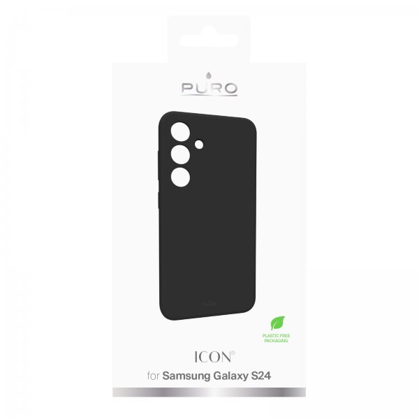 Puro Samsung Galaxy S24 Cover Icon Sort