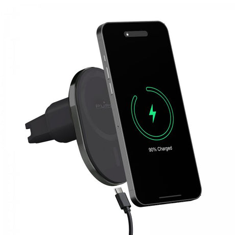 Puro Bilholder Mag Pro 15W MagSafe Sort