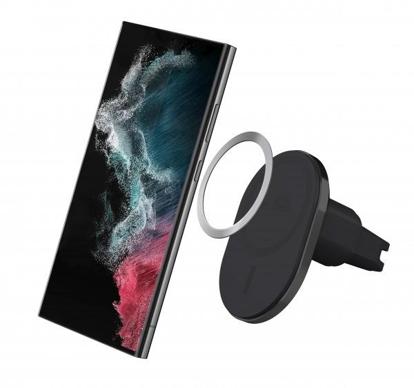 Puro Bilholder Mag Pro 15W MagSafe Sort