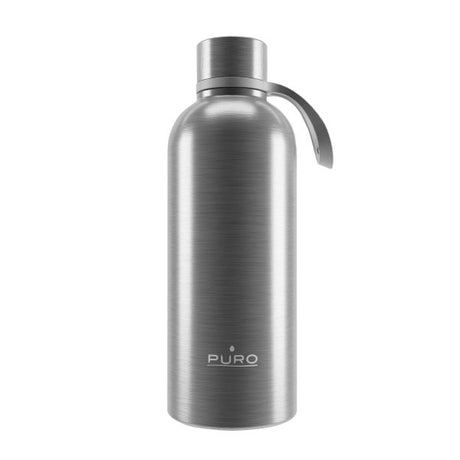 Puro Flaske Drink Me Termokande 500ml Grå