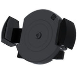 ALOGIC Biloplader med holder og Qi Teknologi Sort