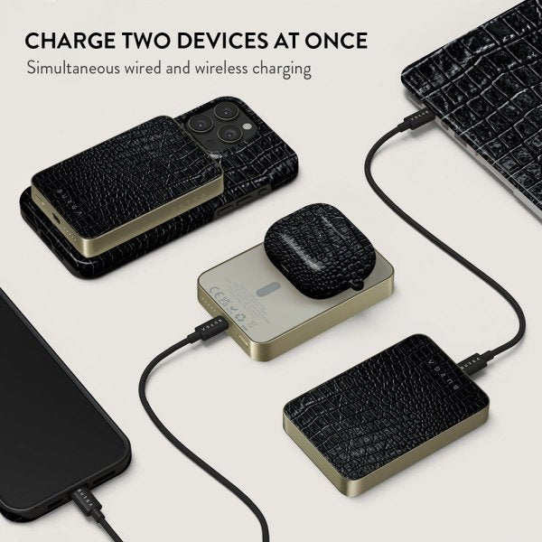 Burga Powerbank MagSafe 5000 mAh Reaper's Touch Guld