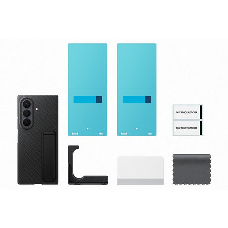 Samsung Original Samsung Galaxy Z Fold 8 Ultra Cover Carbon Standing Case Sort