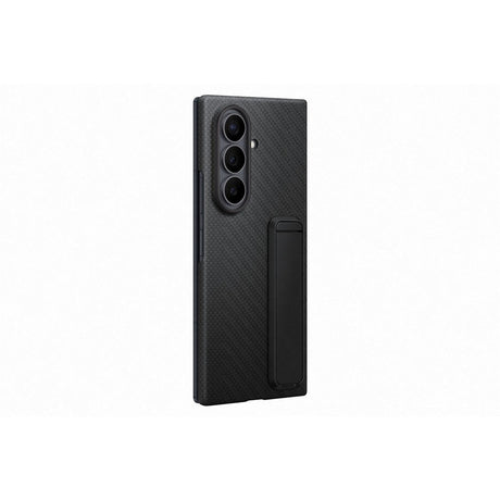 Samsung Original Samsung Galaxy Z Fold 8 Ultra Cover Carbon Standing Case Sort