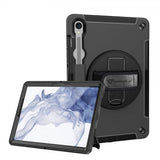 Armor-X Samsung Galaxy Tab S9 FE Cover Regntæt Robust Etui Håndrem Kickstand